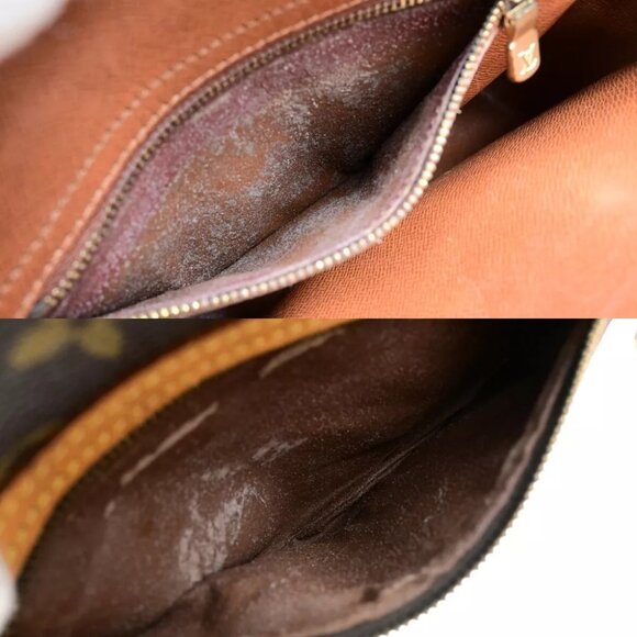 LOUIS VUITTON Senlis Shoulder Bag Monogram Leather Brown France M51222 87ED702 - Picture 7 of 16